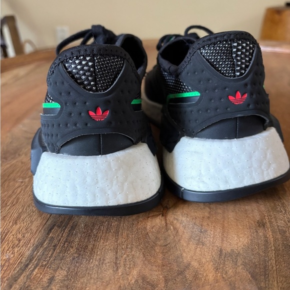 Adidas Kids Originals NMD G1 Running Shoes Sneakers Lace Up Black Green Size 4 - Picture 4 of 12